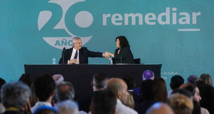 "Remediar es un antes y un después en la salud pública", dijo el presidente al celebrar los 20 años del programa