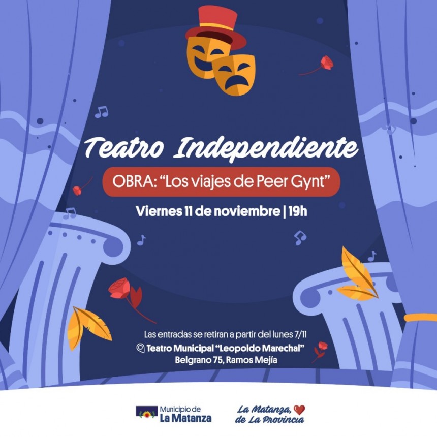 Noches de Teatro Independiente presenta “Los viajes de Peer Gynt”