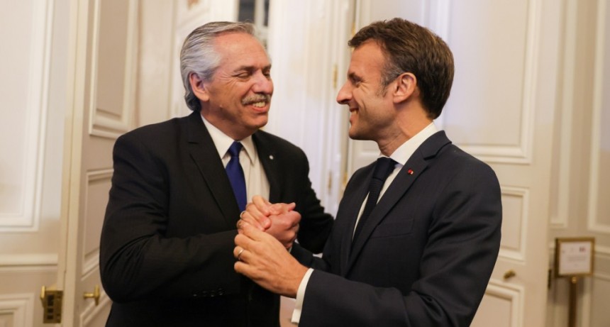Alberto Fernández: “Con Macron compartimos un ideario común sobre la necesidad de un mundo en paz, en democracia y en desarrollo”