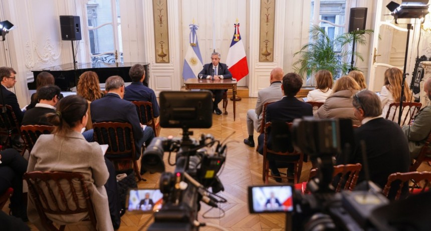 Alberto Fernández: “Macron me ha acompañado en esta lucha de hacer una América Latina más integrada al mundo"