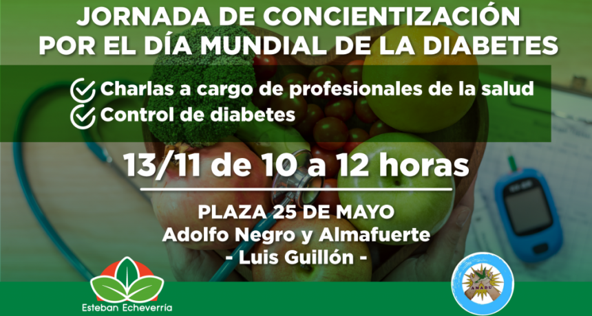 El Municipio de Esteban Echeverría conmemora el día mundial de la diabetes