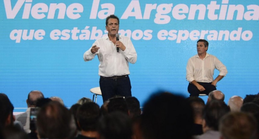 Sergio Massa apuntó contra la oposición: "Dan miedo planteando una Argentina para pocos"