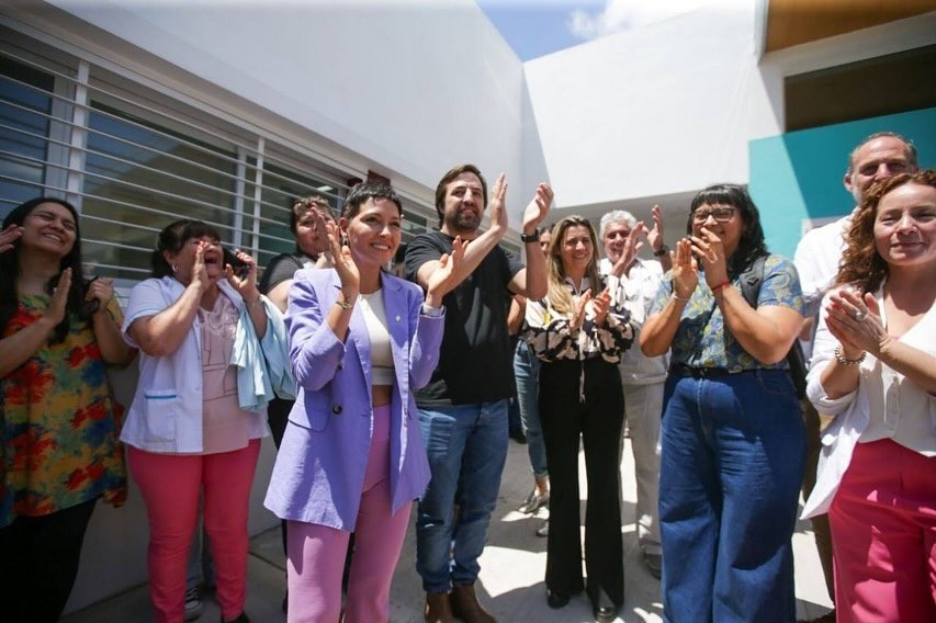 Mayra Mendoza y Nicolás Kreplak recorrieron los avances del nuevo Centro Comunitario del Hospital Iriarte