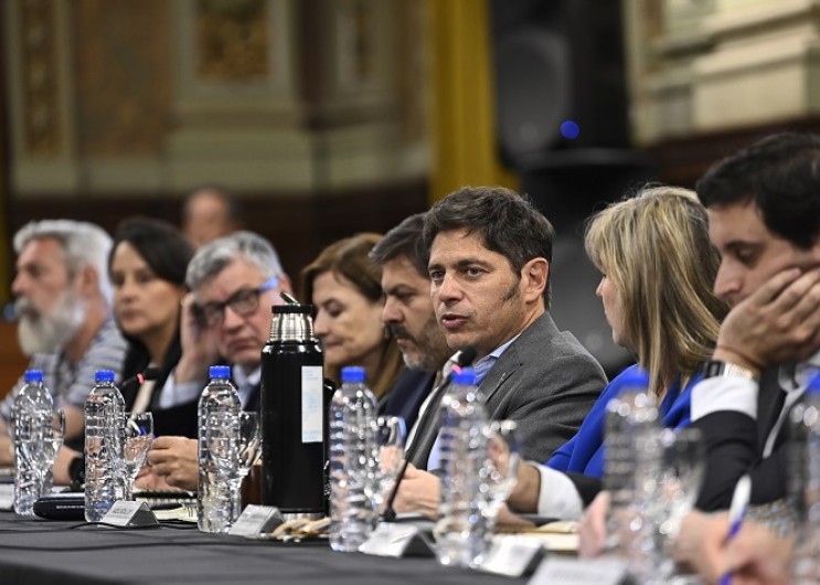 Kicillof lideró la primera reunión de la Comisión Asesora del Canal Magdalena y pidió la cesión de jurisdicción a la Provincia