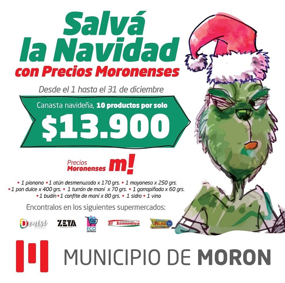 Morón lanza una canasta navideña económica para las fiestas