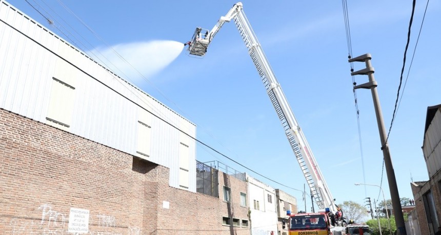 La Matanza refuerza protocolos de emergencia con un simulacro de evacuación en la planta de Total Energies