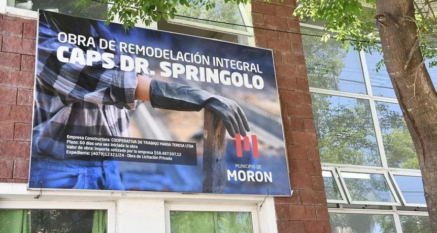 Morón: Invierten más de $60 millones en la refacción del Centro de Salud Dr. Springolo