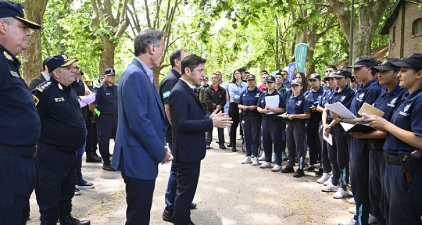 Kicillof inauguró la ampliación del edificio médico de la Escuela Juan Vucetich en Berazategui