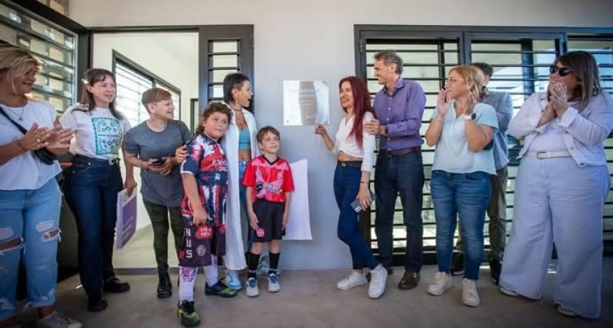 Mayra Mendoza y Gabriel Katopodis inauguraron un parque y una posta policial en San Francisco Solano