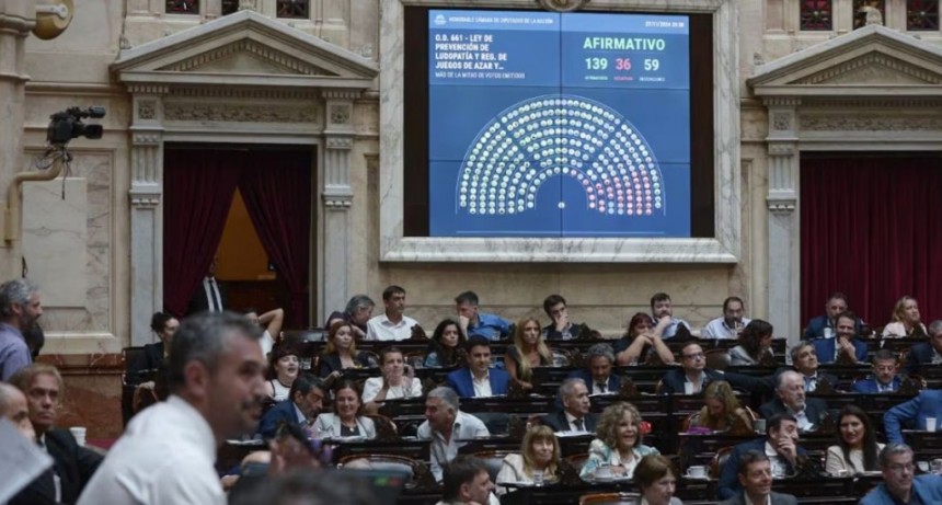 Diputados aprueba media sanción de la ley contra la ludopatía online en medio de fuertes tensiones