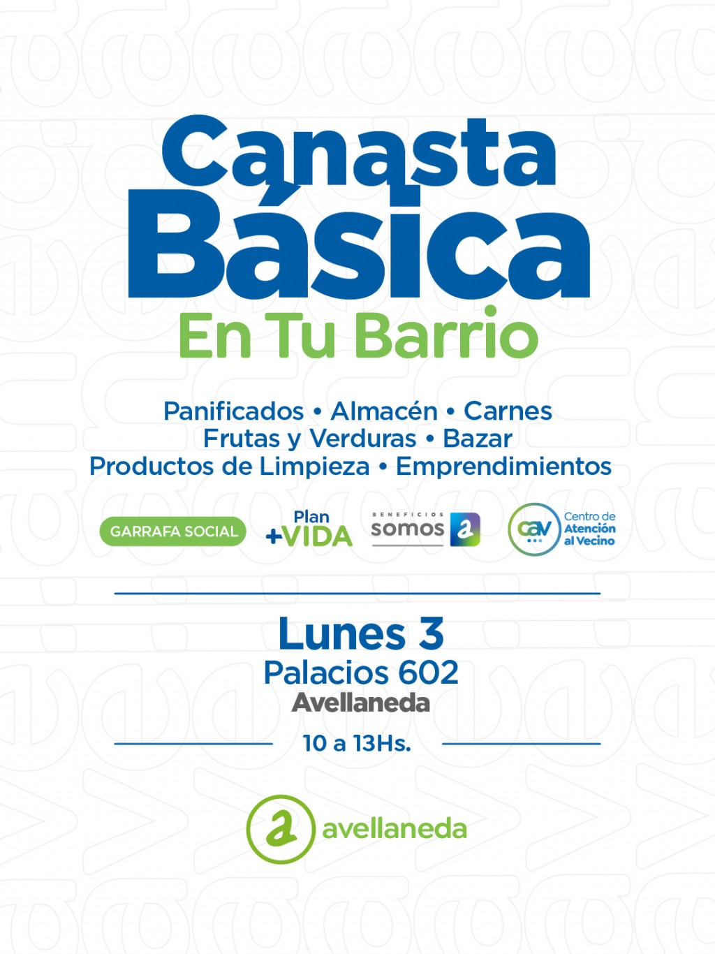 “Canasta Básica en tu Barrio” llega a Avellaneda con precios populares y garrafa social