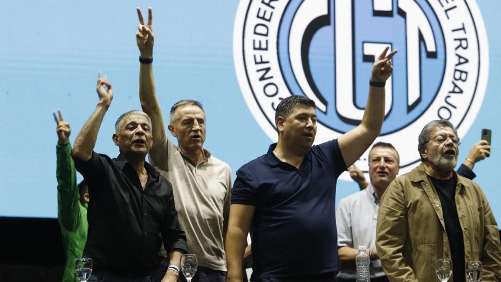 Octavio Argüello, Cristian Jerónimo y Jorge Sola asumen la conducción de la CGT hasta 2029: tres dirigentes de fuerte perfil dialoguista