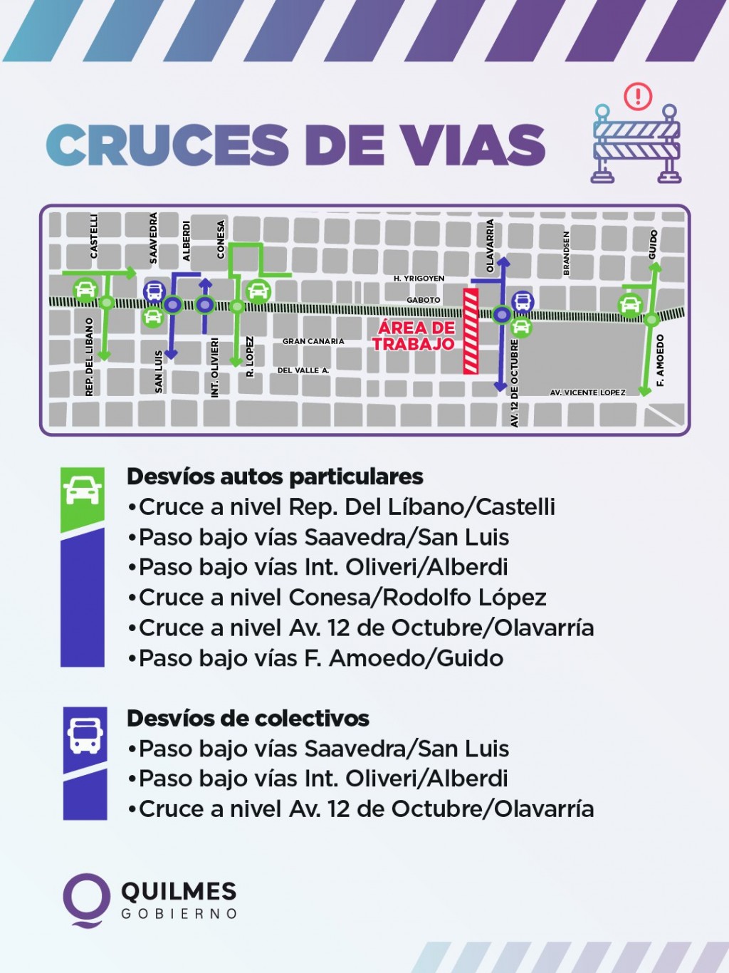 Cierran el puente 14 de Agosto en Quilmes por obras de mejoramiento integral