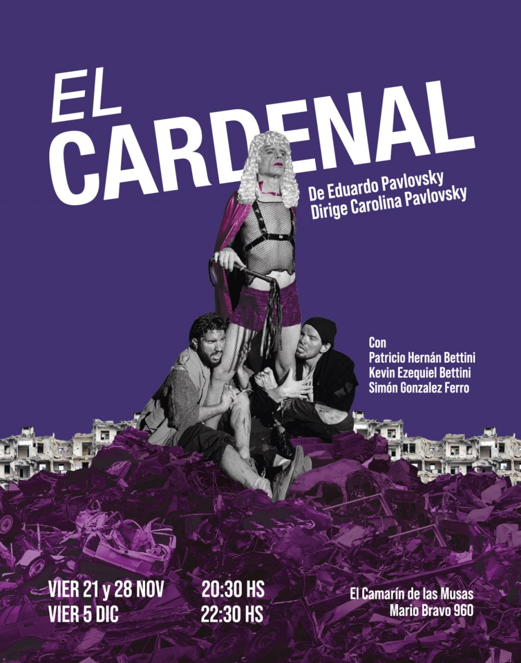 Se estrena “El Cardenal”, obra de Eduardo “Tato” Pavlovsky,  que se centra en vicisitudes de un gobernante en decadencia