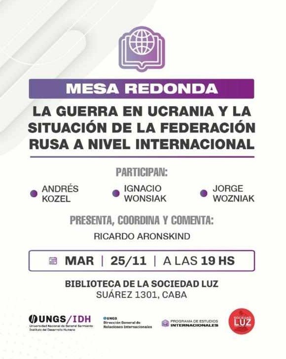 Rusia, Ucrania y el nuevo tablero mundial: expertos debaten en CABA