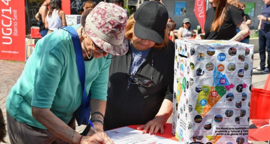 Morón lanzó la votación del Presupuesto Participativo 2025: los vecinos ya pueden elegir los proyectos para su barrio