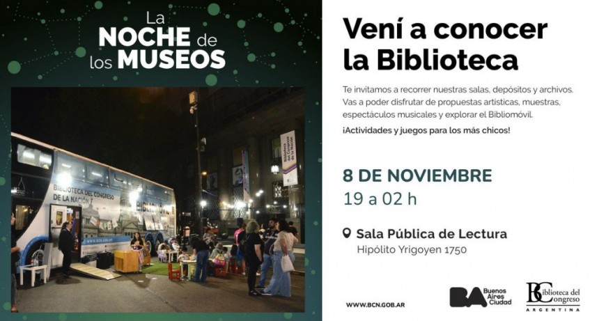 La Noche de los Museos 2025 en la Biblioteca del Congreso