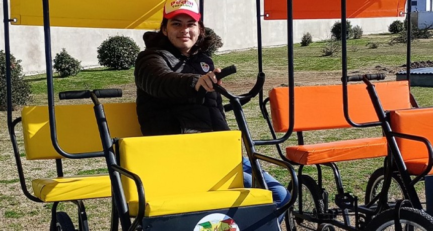 Eco Pedal: la historia de Cristian, un joven con autismo que creó su propio trabajo a puro pedaleo