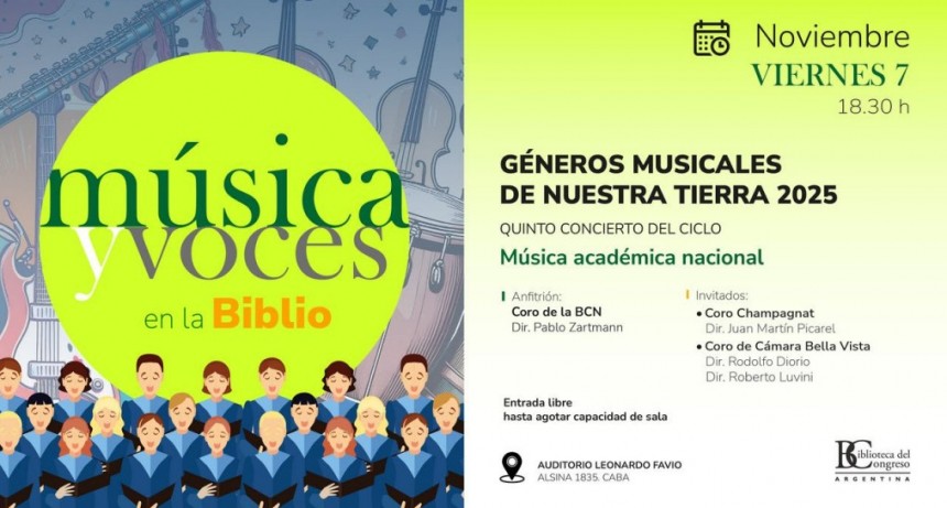 Ciclo Música y Voces en la Biblioteca