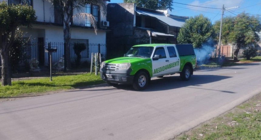 Esteban Echeverría refuerza los operativos de fumigación para prevenir el dengue