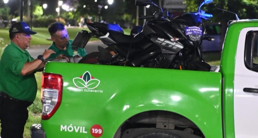 Fuerte operativo en Monte Grande: controles en plazas, vehículos secuestrados y foco en la seguridad vial