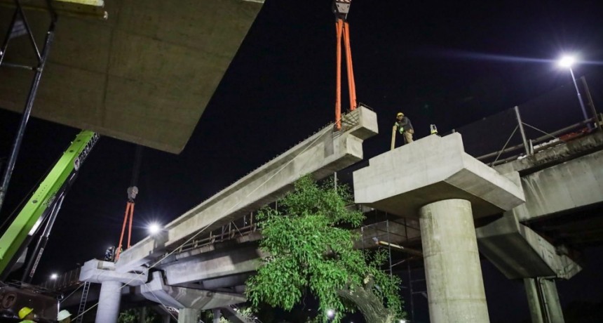 Megaoperativo en Núñez: colocan las vigas del nuevo Puente Labruna y avanza la ampliación clave para conectar la Ciudad con la Costanera