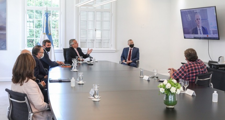 El Presidente recibió a los directivos de Ford