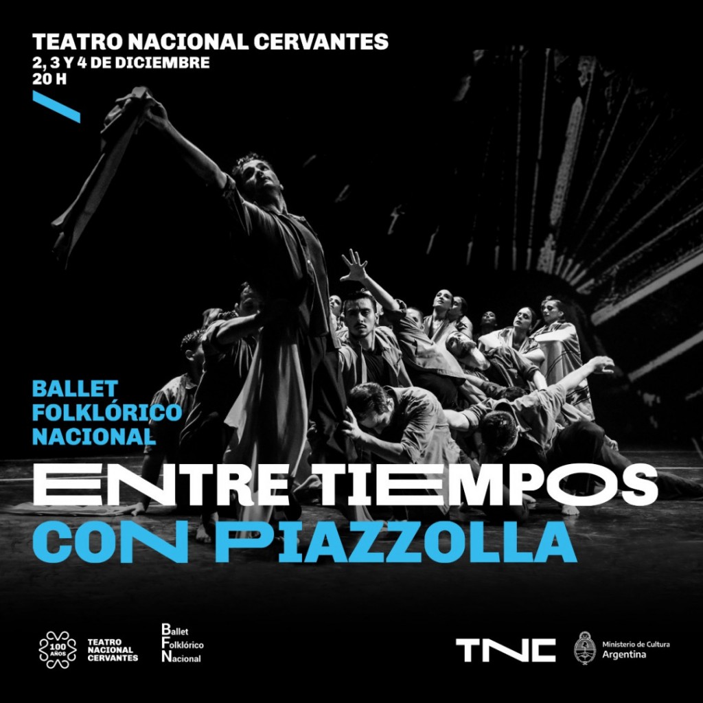 El Ballet Folklórico Nacional interpretará a Astor Piazzolla en el Teatro Nacional Cervantes