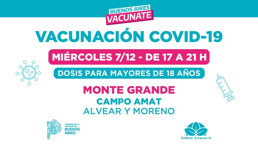 Jornada de vacunación contra el COVID-19 en Campo Amat