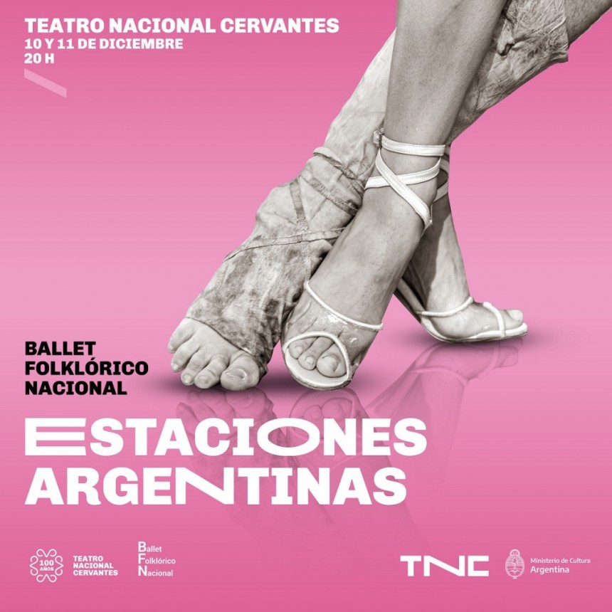 El Ballet Folklórico Nacional presenta “Estaciones Argentinas” en el Teatro Nacional Cervantes