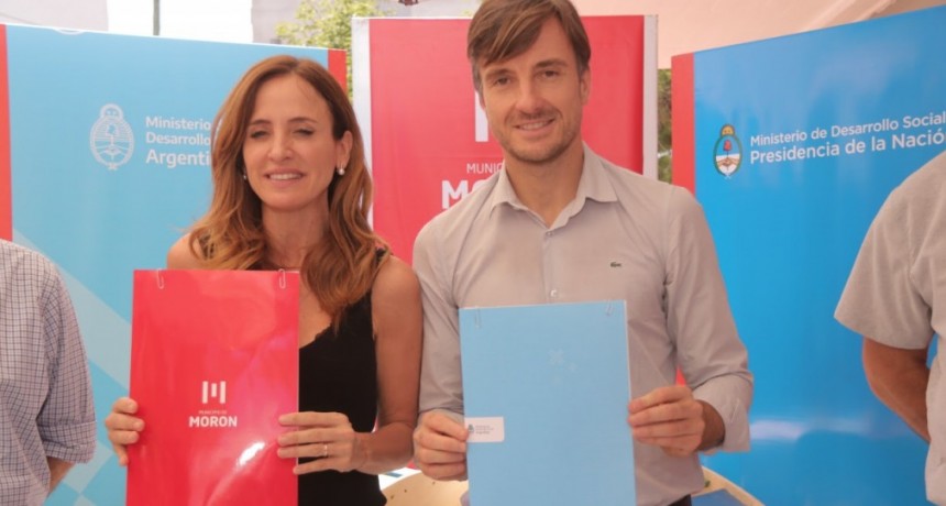 Ghi y Tolosa Paz firmaron un convenio para la construcción de un nuevo Espacio de Primera Infancia en Morón