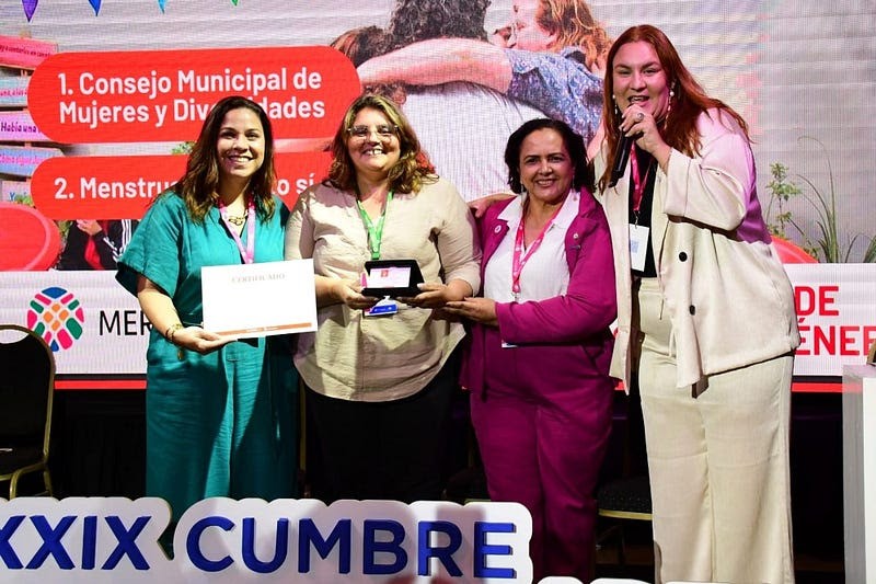 Morón recibió un reconocimiento internacional por sus políticas de género en la Cumbre de Mercociudades