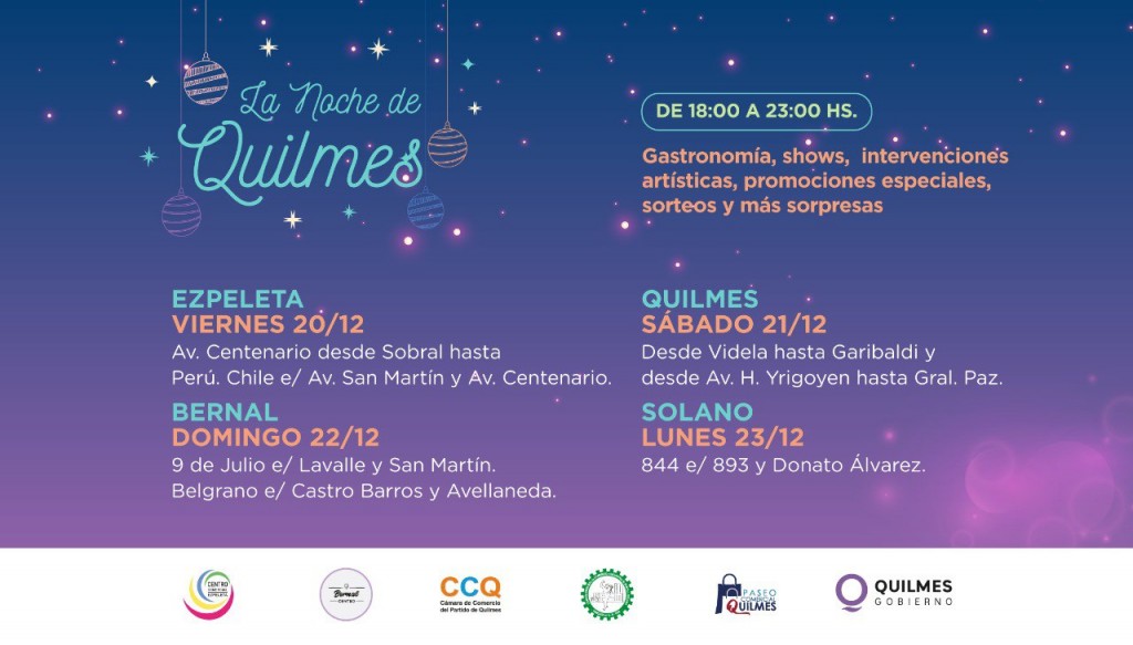 Quilmes se prepara para una Navidad con descuentos y sorpresas en sus centros comerciales