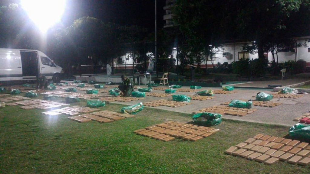 Incautaron más de una tonelada de marihuana en Corrientes