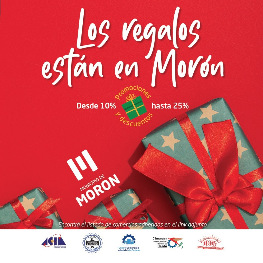 En Morón promueven las compras navideñas en el distrito