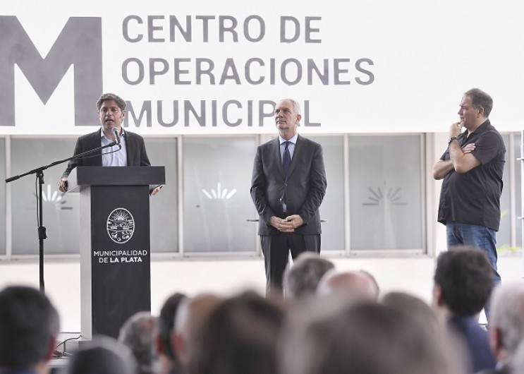 Kicillof inauguró el Centro de Operaciones y Monitoreo más grande de la Provincia en La Plata