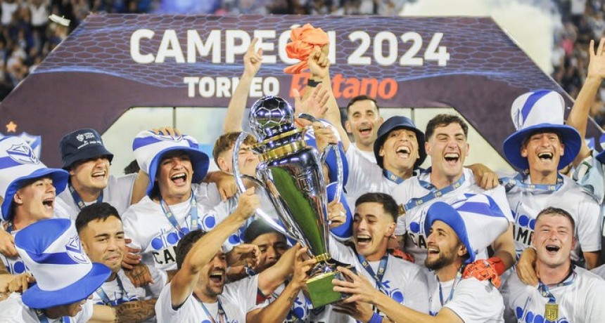 Vélez se consagró campeón de la Liga Profesional 2024 con un triunfo clave ante Huracán