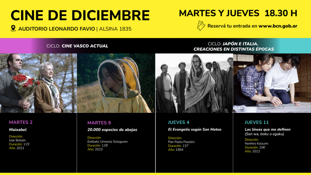 Cine de diciembre en la Biblioteca del Congreso