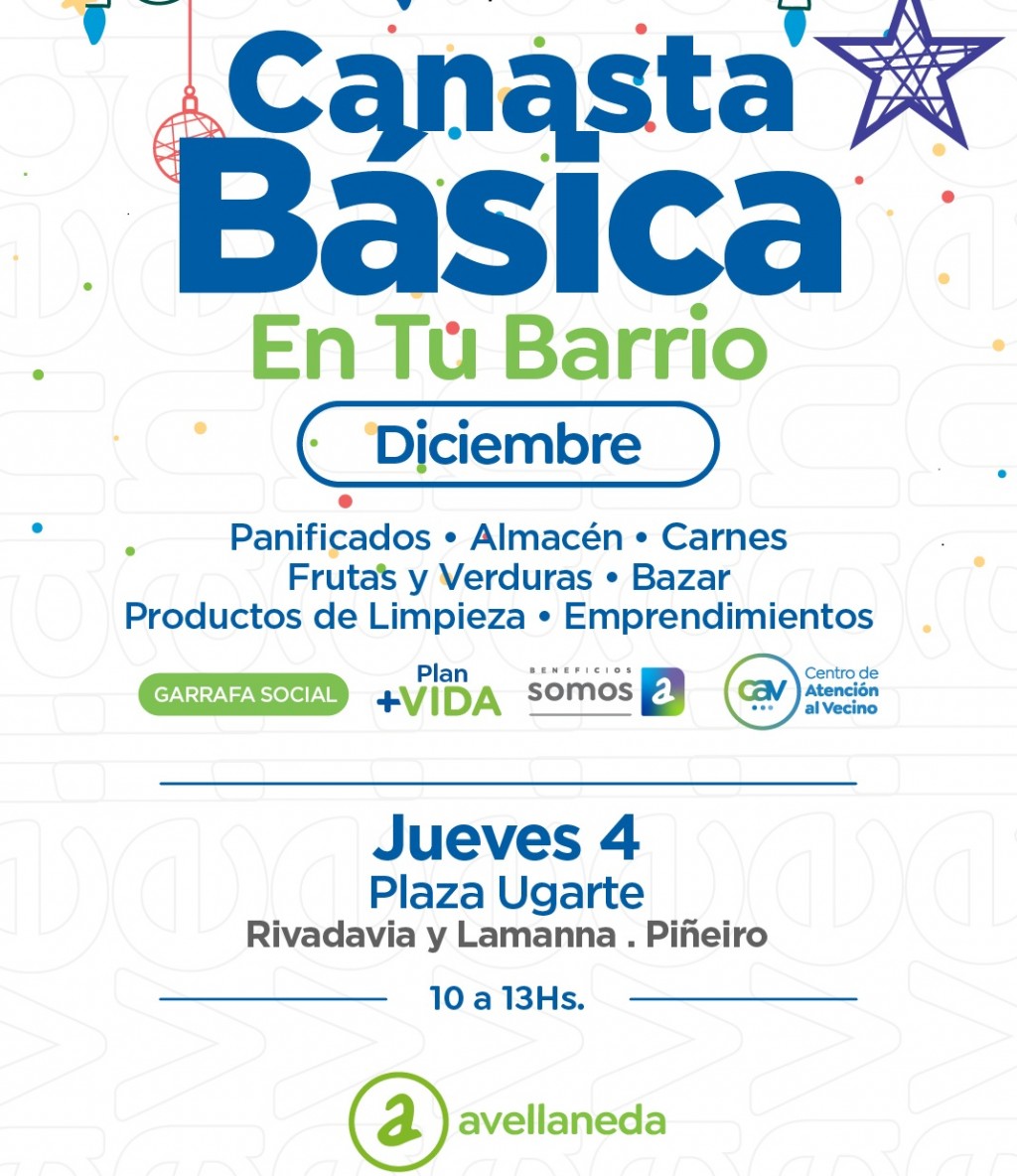 Canasta Básica en Tu Barrio llega a Plaza Ugarte con ofertas para las familias de Piñeiro