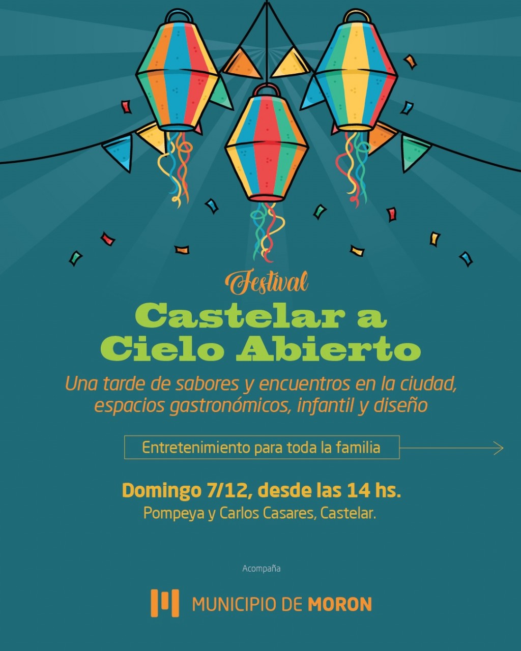 Castelar se prepara para una fiesta total: vuelve “Castelar a Cielo Abierto” con música, gastronomía y shows en vivo