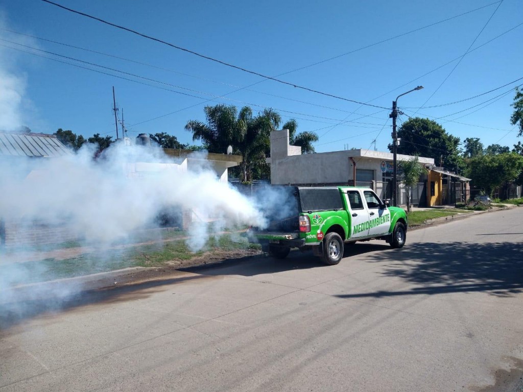Refuerzan la fumigación en Esteban Echeverría ante el avance del mosquito del dengue