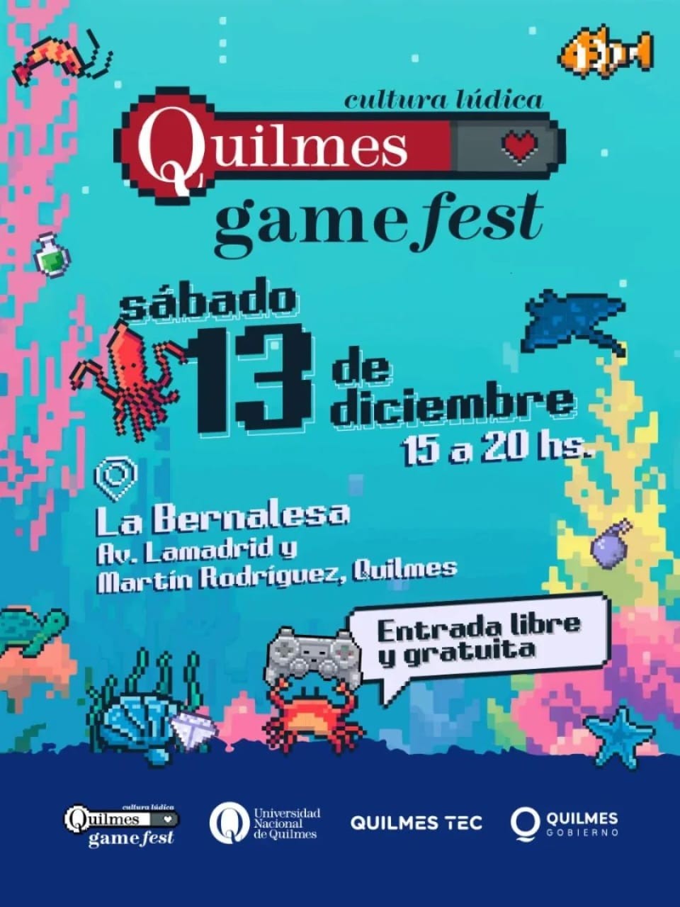 Quilmes lanza una nueva edición del Game Fest: videojuegos, rol y charlas con entrada gratuita