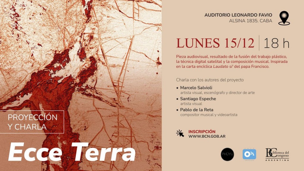 “Ecce Terra”: proyección y charla en la Biblioteca del Congreso