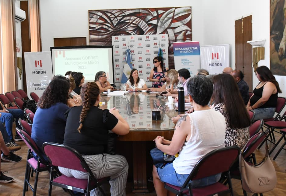 Morón cerró el año con un balance de la Mesa Distrital de Educación y Trabajo: qué se logró y qué viene en 2026