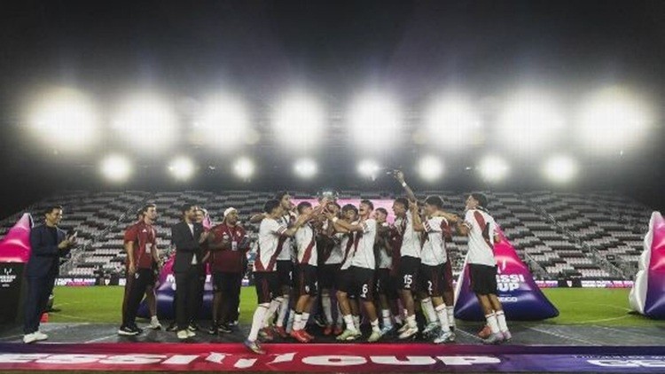 River se quedó con la Messi Cup en Miami tras vencer al Atlético de Madrid