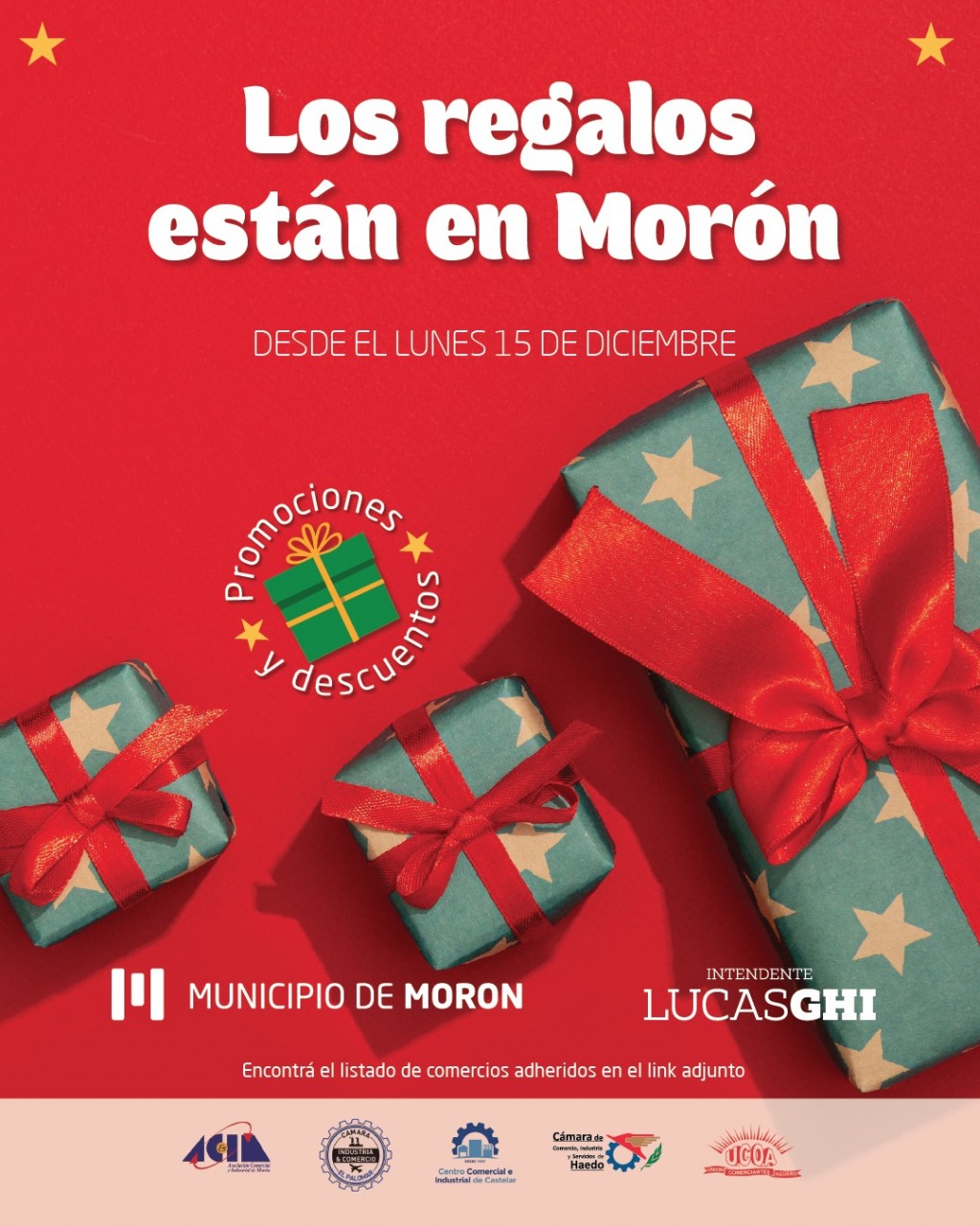 Navidad con rebajas en Morón: más de 100 comercios lanzan descuentos de hasta el 40%