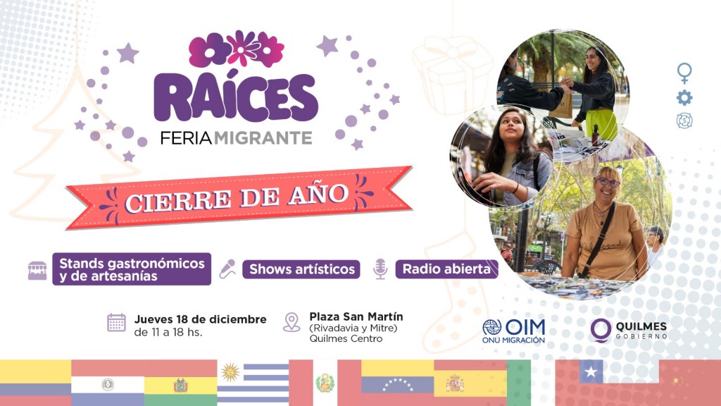 Quilmes celebra el Día de las Personas Migrantes con feria, cultura y un nuevo observatorio