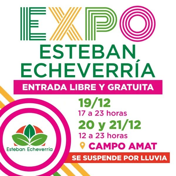 Este fin de semana llega una nueva edición de Expo Esteban Echeverría
