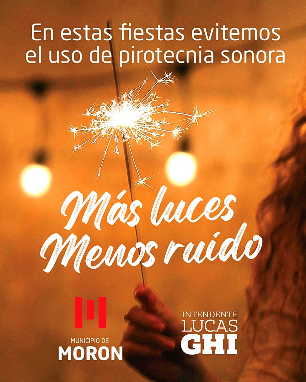Morón refuerza el mensaje de fin de año: “Más luces y menos ruido” para cuidar a todos