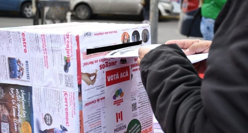 Morón entra en la recta final: quedan horas para votar los proyectos del Presupuesto Participativo 2025